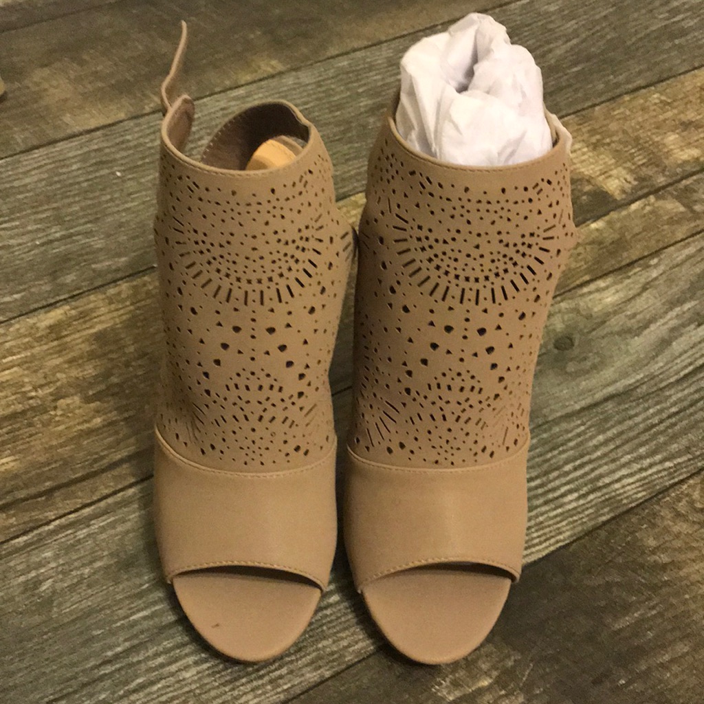 Open Toe Booties